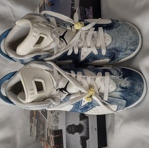 Air Jordan kids 6 Retro GS " Washed Denim" DM9045-100